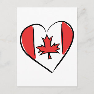 I Love Canada Postcard