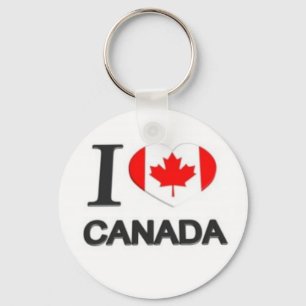 I Love Canada - Red Taco antitrump Trucker  Keychain