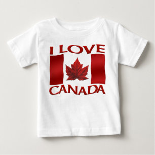 I Love Canada Souvenir Romper Baby Canada Romper