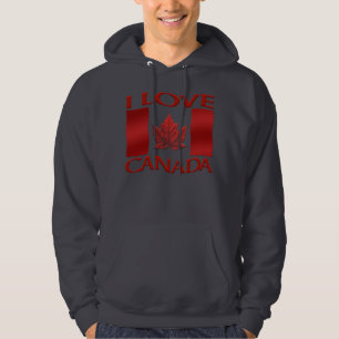 I Love Canada Sweat - shirt à capuche Souvenir Can