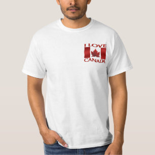 I Love Canada T-shirt Canada Souvenir Men's Shirt