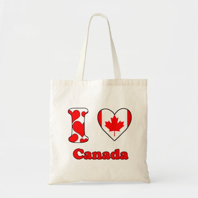 I love Canada Tote Bag (Front)