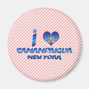 I love Canandaigua, New York Magnet