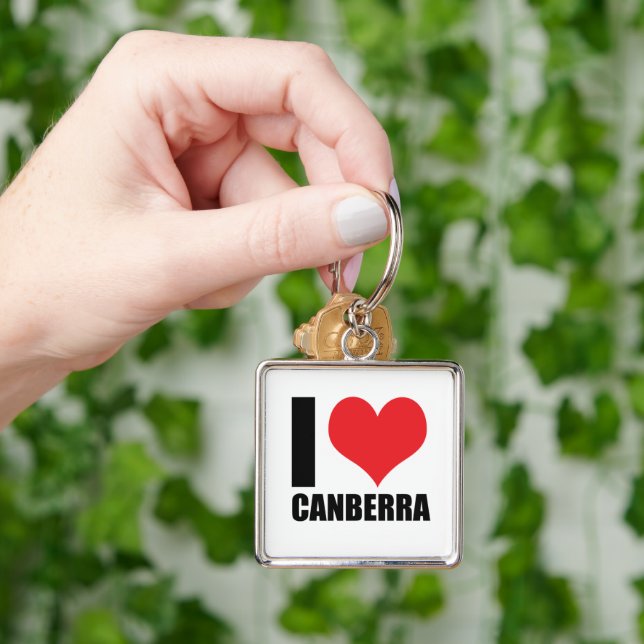 I love Canberra  Keychain (Hand)