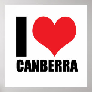 I love Canberra  Poster
