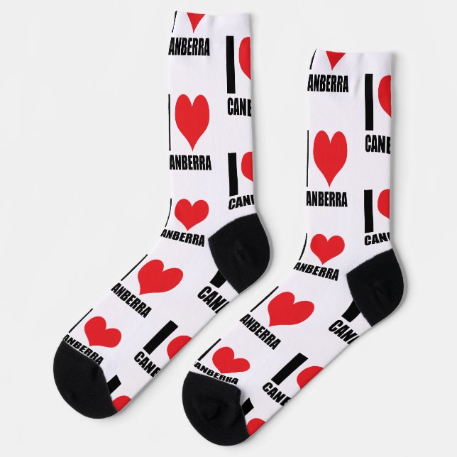 I love Canberra  Socks (Left)