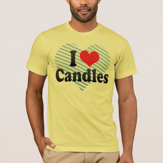 I Love Candles T-Shirt