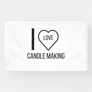 I LOVE CANDLING MAKING BANNER