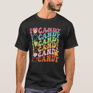 I Love Candy Halloween Party Cute Trick Or Treat C T-Shirt