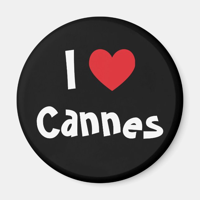 I Love Cannes Magnet (Front)
