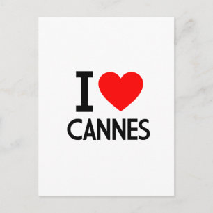 I Love Cannes Postcard