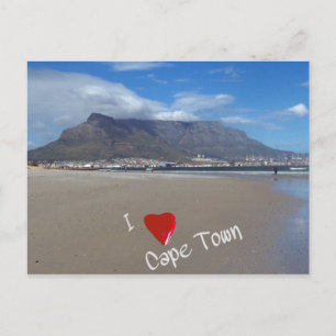 I love Cape Town postcard