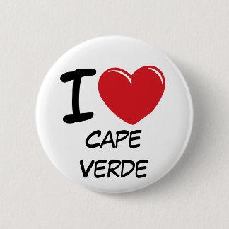 I Love Cape Verde 2 Inch Round Button