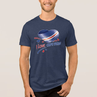 I Love Cape Verde Tri-Blend Shirt