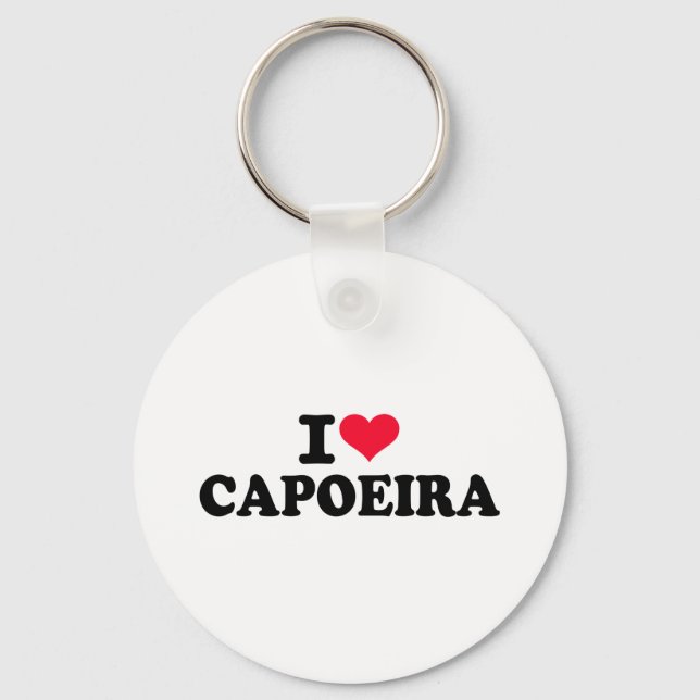 I love Capoeira Keychain (Front)