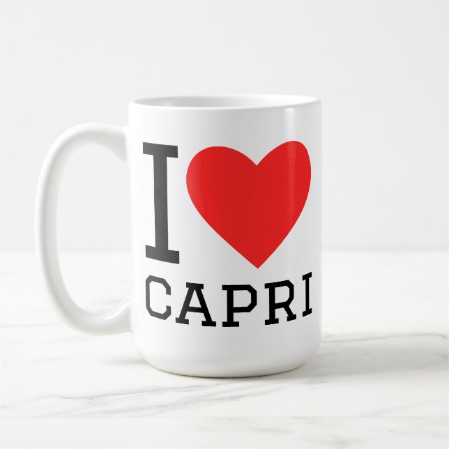 I love capri coffee mug (Left)