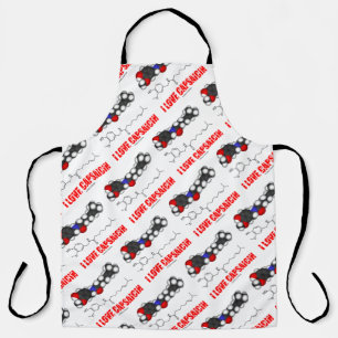 I Love Capsaicin Chili Pepper Chemical Molecule Apron