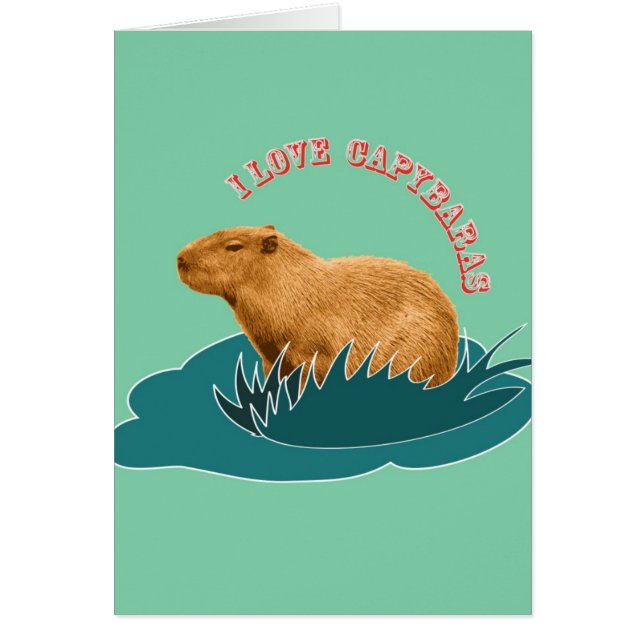 I Love Capybaras (Front)