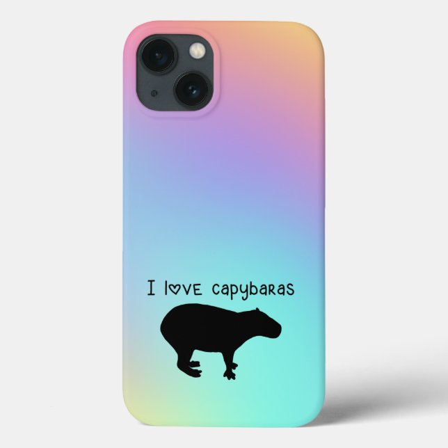 I Love Capybaras Case-Mate iPhone Case (Back)