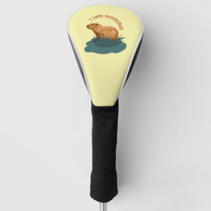 I Love Capybaras  Golf Head Cover
