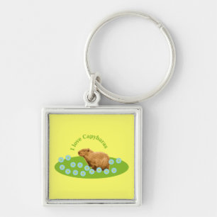 I love Capybaras Keychain