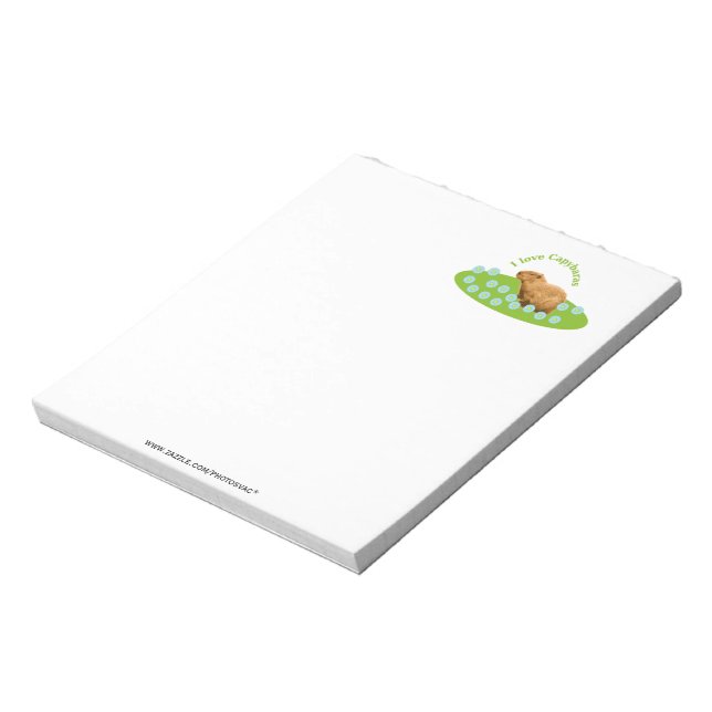 I love capybaras Notepad (Rotated)