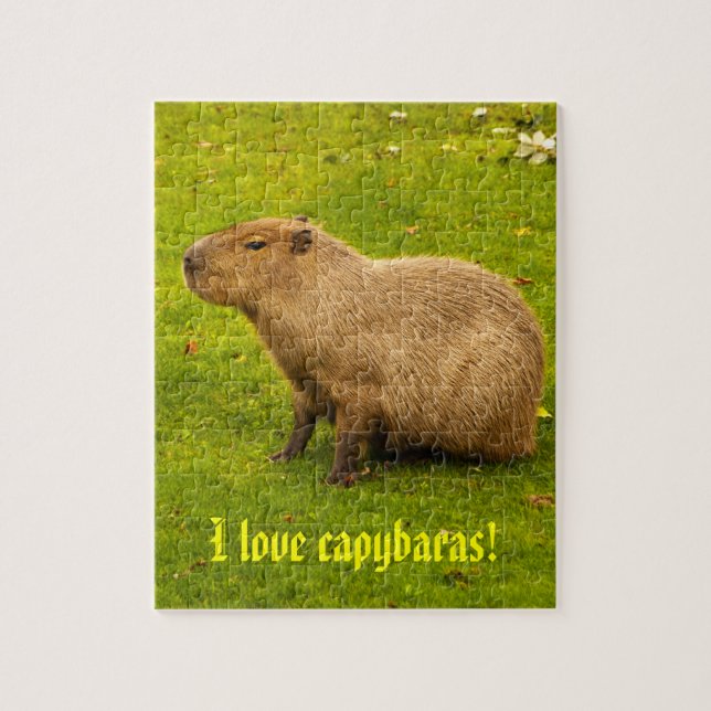 I love capybaras Puzzle (Vertical)
