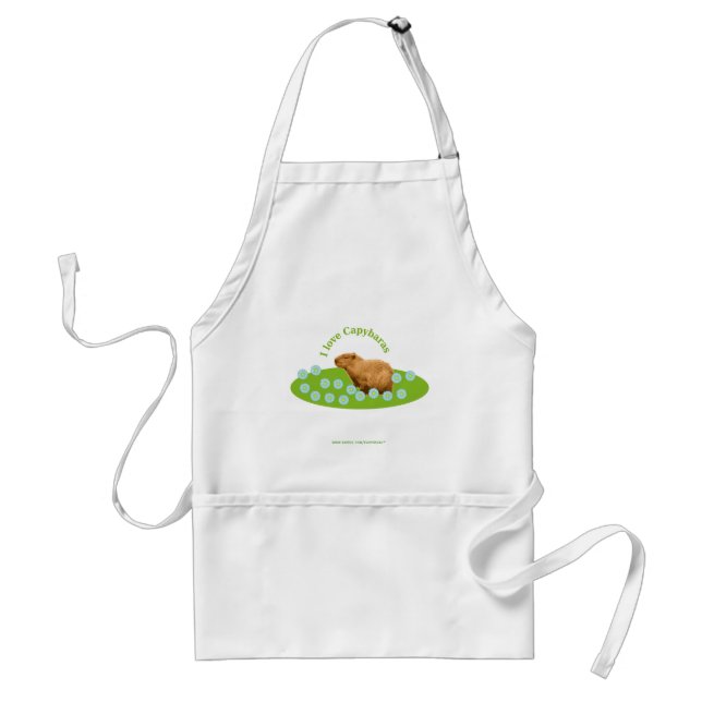 I love Capybaras Standard Apron (Front)