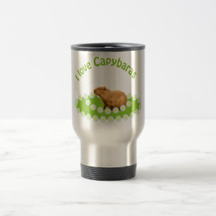 I love Capybaras Travel Mug