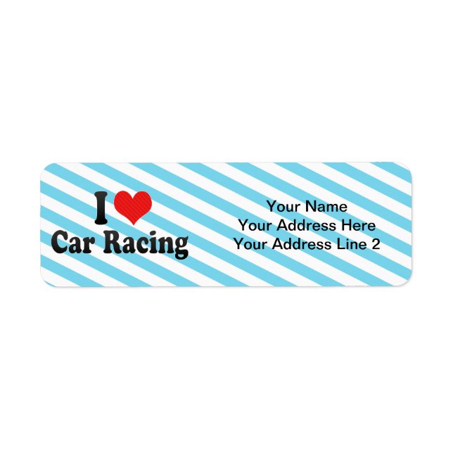 I Love Car Racing (Front)