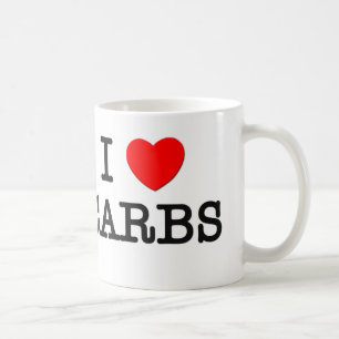 I Love CARBS ( food ) Coffee Mug