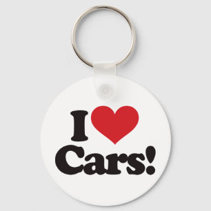I Love Cars! Keychain