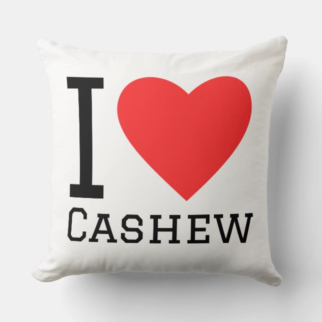I love cashew throw pillow (Front)