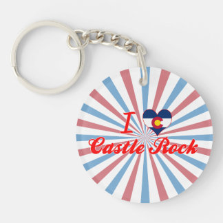 I Love Castle Rock, Colorado Keychain