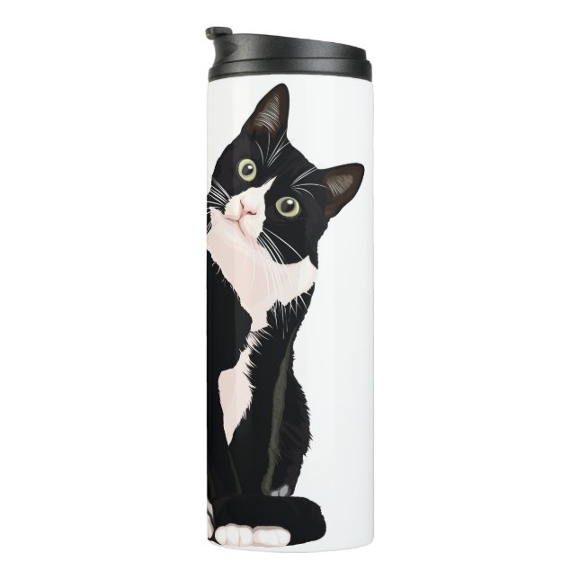 I Love Cat Thermal Tumbler (Rotated Right)