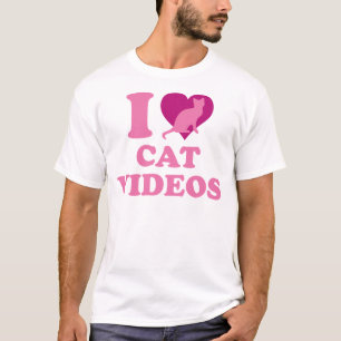 I Love Cat Videos T-Shirt