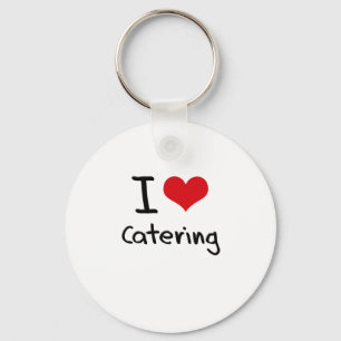 I love Catering Keychain