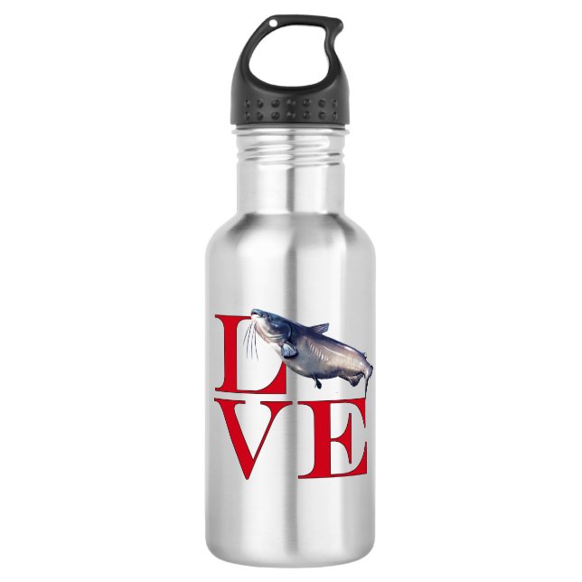 I Love Catfish 532 Ml Water Bottle (Front)