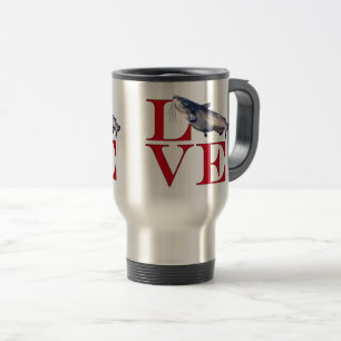I Love Catfish Travel Mug