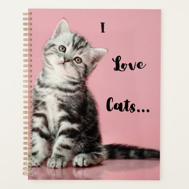 I Love Cats Calendrier Planificateur (Devant)