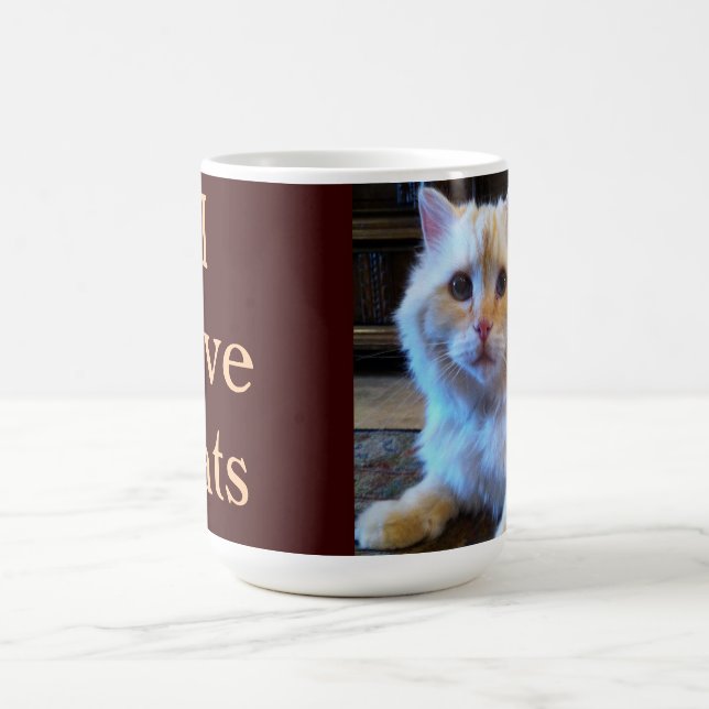 I Love Cats Coffee Mug (Center)
