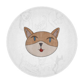 I love cats duvet cover cutting board