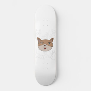 I love cats duvet cover skateboard