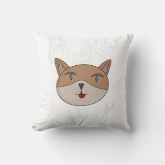 I love cats duvet cover throw pillow