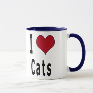 I Love Cats Mug