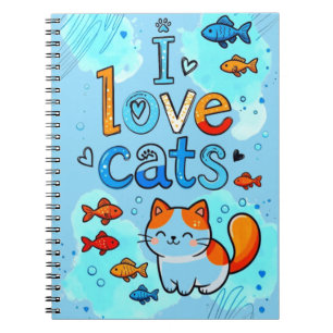 I LOVE CATS NOTEBOOK