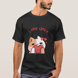 I LOVE CATS T-shirt 