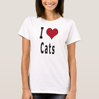 I Love Cats T-Shirt