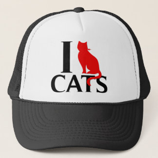 I Love Cats Trucker Hat