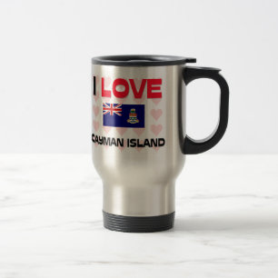 I Love Cayman Island Travel Mug